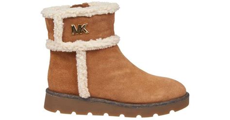 michael michael kors shearling ankle boots|Michael Kors ankle boots sale.